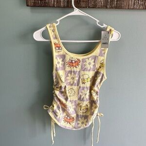 Women's Rugrats Cinched Cropped Graphic Tank Top medium’s 90s